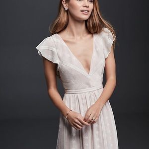 The Jersey Diaries Embroidered White Maxi Dress